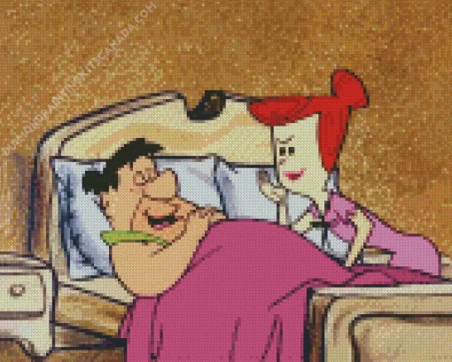 The Flintstones Fred And Wilma Diamond Painting