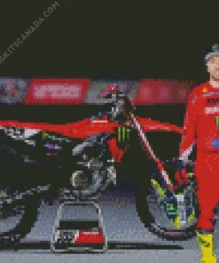 Tony Cairoli Racer Diamond Painting