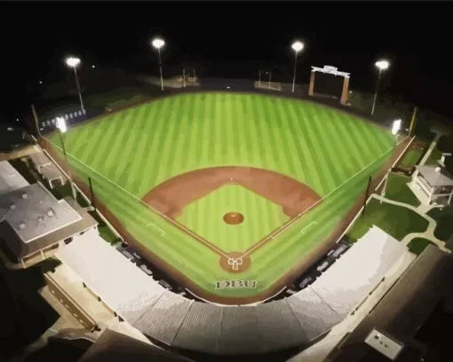 Baseball Field Diamond Painting