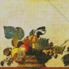 Basket Of Fruit By Caravaggio Diamond Painting