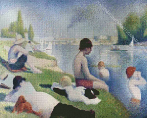 Bathers At Asnieres Diamond Painting