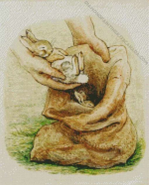 Beatrix Potter Bunnies Diamond Painting