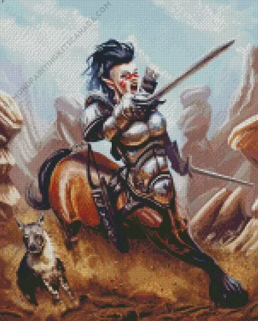 Beautiful Female Centaur Diamond Painting