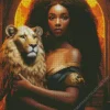 Beauty And The Lion Diamond Painting