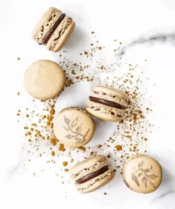 Beige Macarons Diamond Painting