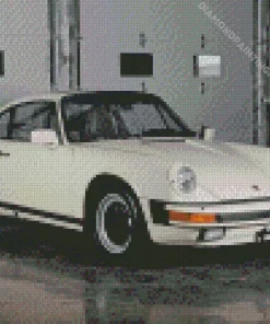 Beige Porsche 911 Diamond Painting