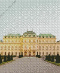 Belvedere Garden Vienna Diamond Painting