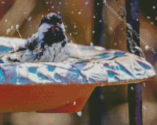 Bird Bath Diamond Painting