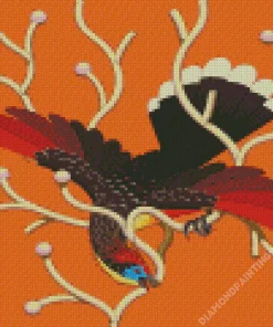 Bird Illustration Diamond Painting