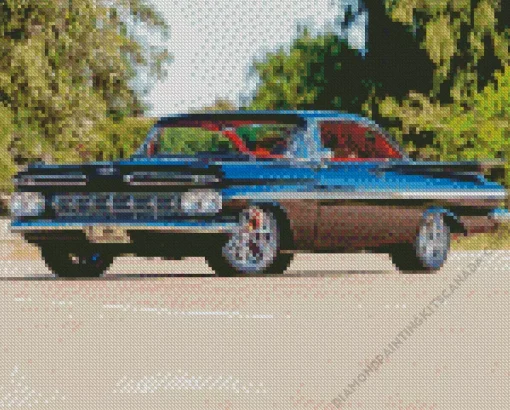 Black 1959 Impala Diamond Painting