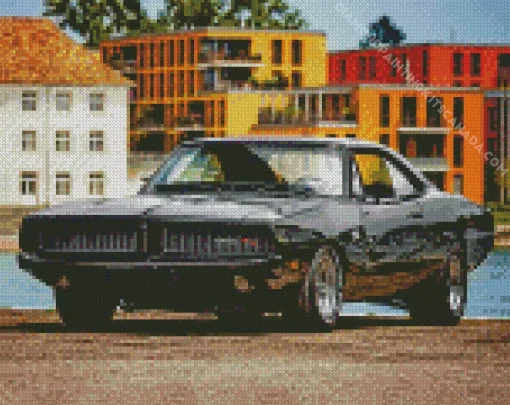 Black 69 Charger Car Diamond Painting