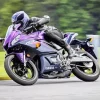 Black And Purple Motorcycle Diamond Painting