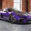 Black And Purple Porsche Diamond Painting