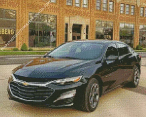 Black Malibu Car Diamond Painting