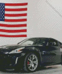 Black Nissan 370z Diamond Painting