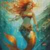 Blonde Mermaid Diamond Painting