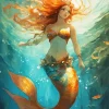 Blonde Mermaid Diamond Painting