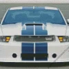 Blue And White Mustang Car Diamond Painting