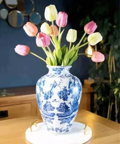 Blue And White Vase Diamond Painting