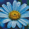 Blue Chamomile Diamond Painting