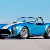 Blue Cobra Car Diamond Painting