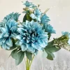 Blue Dahlia Bouquet Diamond Painting