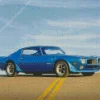 Blue Firebird Car Diamond Painting