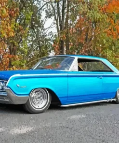 Blue Ford Thunderbird Diamond Painting