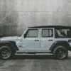 Blue Gray Jeep Diamond Painting