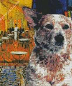 Blue Heeler Cafe Terrace Diamond Painting