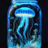 Jellyfish In Jar Diamond Painting