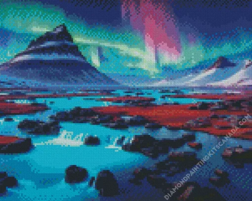 Blue Lagoon Iceland Diamond Painting