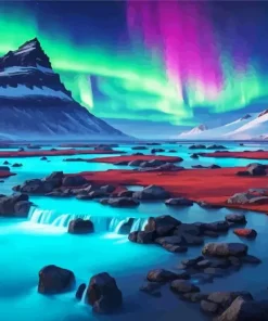 Blue Lagoon Iceland Diamond Painting