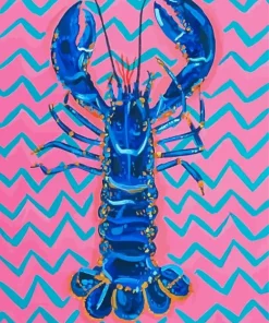 Blue Lobster Art Diamond Painting