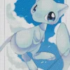 Blue Mew Pokemon Diamond Painting