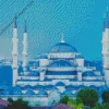 Blue Mosque Diamond Painting