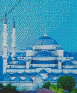 Blue Mosque Diamond Painting