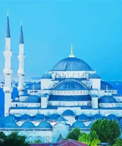 Blue Mosque Diamond Painting