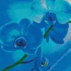 Blue Orchid Diamond Painting