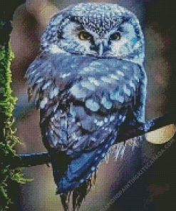 Blue Owl In The Philippines Diamond Painting