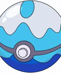 Blue Pokeball Diamond Painting