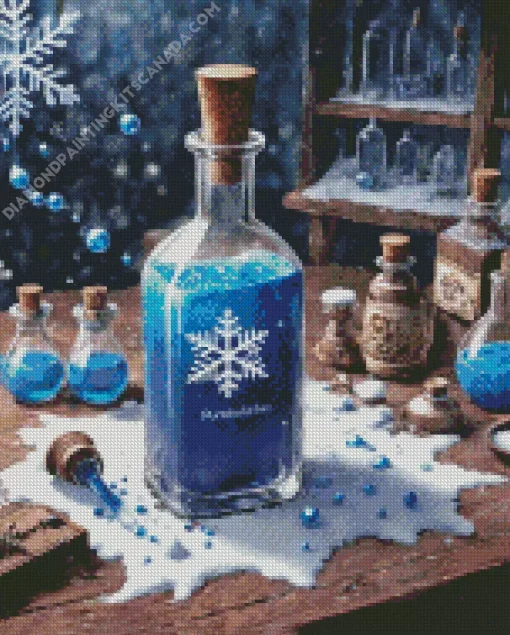 Blue Potion Diamond Painting