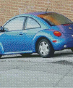 Blue Punch Bug Diamond Painting