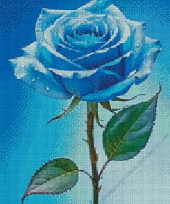 Blue Rose Diamond Painting