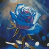 Blue Rose In Sunlight Diamond Painting