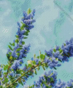 Blueblossom Plant Diamond Painting