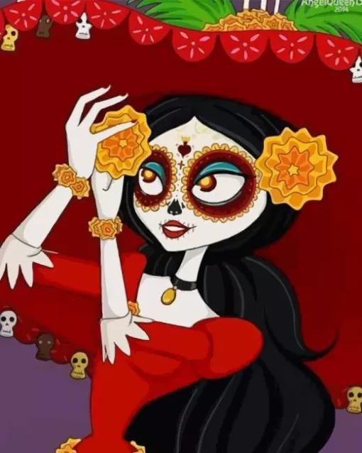 Book Of Life La Muerte Diamond Painting