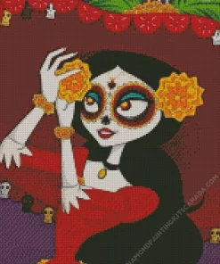 Book Of Life La Muerte Diamond Painting