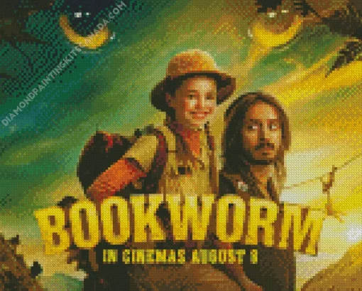 Bookworm Movie Diamond Painting