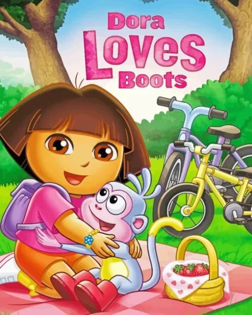 Boots And Dora Diamond Painting